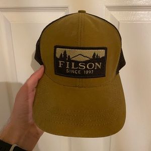 Filson Tin Cloth and Mesh Cap / Hat